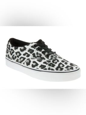 Vans Doheny Snow Leopard Black/White Women’s Classic Sneaker Size 7